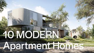 10 MODERN Apartment Homes from AwardWinning Architect and Interior Designer Apartment Tour [upl. by Adaiha]