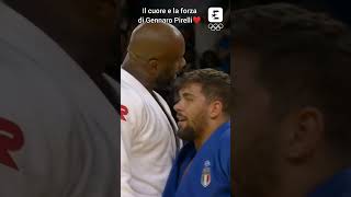 Judo Olimpiadi di Parigi 2024 Il cuore e la forza di Gennaro Pirelli sport judo fyp viral [upl. by Notlrahc903]