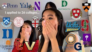 COLLEGE DECISION REACTIONS 2023 all 8 Ivies Stanford UCs T20s and more [upl. by Caitlin]