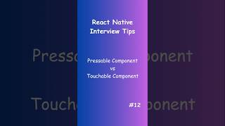 Pressable vs Touchable React Native Explained 🔥 [upl. by Htrahddis517]