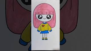 How To Draw A Barbie Girl shorts ytshorts barbie youtubeshorts trending drawing viralvideo [upl. by Anelim]