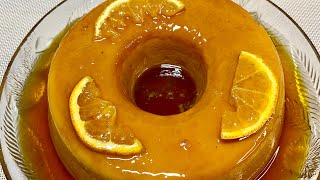 Pudim de laranja 🍊 alguma vez provou  Diferente e delicioso [upl. by Idnil]