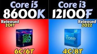 i58600K vs i312100F  RTX 3080 and RTX 3060  How Much Performance Difference [upl. by Einalam]