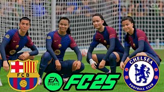 EA SPORTS FC25  BARCELONA VS CHELSEA  WOMENS BARCLAYS PREMIER LEAGUE  4K HDR [upl. by Portuna]