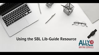 SBL RESOURCES ON LIB GUIDE [upl. by Ahseikal]