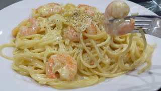 Pasta con camarones la más deliciosa y fácil  spaghetti con camarones [upl. by Babbie231]