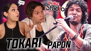 Waleska amp Efra react to Tokari  Papon amp Sugandha Garg Coke Studio [upl. by Scrogan679]