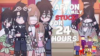 Afton Family STUCK IN A ROOM for 24 hours Afton Family REUNION  FNAF Gacha Club [upl. by Anet686]