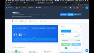 How to buy NMX and send to wallet USDT and BNB BSC [upl. by Aneet993]