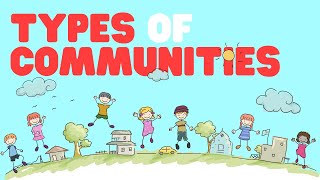 Types of Communities  Learn about communities for kids and help them learn how to identify them [upl. by Benji]