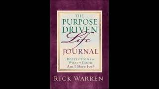 Purpose Driven Life  Day 1 [upl. by Norvol]