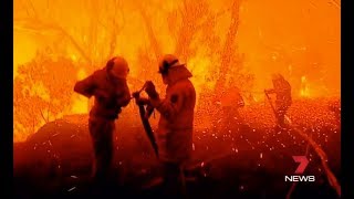 Sydney Bushfire Emergency  Holsworthy News Coverage 14042018 [upl. by Nayr]