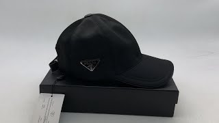 Prada Re Nylon baseball cap Review [upl. by Odnesor]