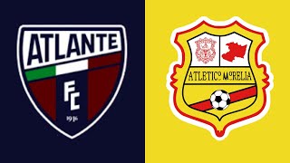 Atlante vs Atlético Morelia en vivo [upl. by Dumas]