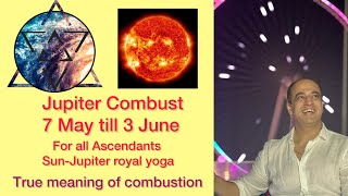 Jupiter combust in Taurus for all Ascendants 7 May till 3 June 2024  Simple tips amp remedies for all [upl. by Satsoc]