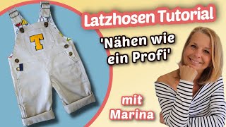 Baby Latzhose nähen Geheime Profi Tipps [upl. by Rickart]