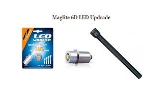 Maglite 6D и вторая жизнь суперфонарика LED Upgrade фонаря дубинки [upl. by Keating]