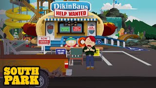 Help Wanted at DikinBaus Hot Dogs  SOUTH PARK [upl. by Boatwright]