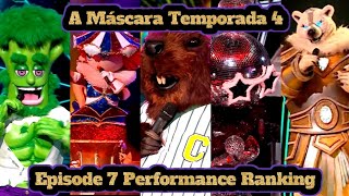 A Máscara Portugal 4Episode 7 Performance Ranking [upl. by Mochun]