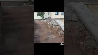 akmens betons камінь бетон stone concrete restoration landscape design [upl. by Ennail]