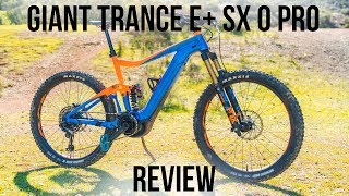 Giant Trance E SX 0 Pro Review [upl. by Tebasile]