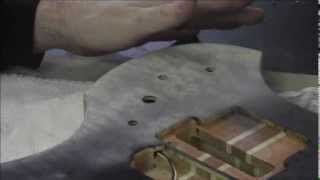 How to Build an Electric GuitarVideo 21  quotPoppingquot a Figured Maple Top [upl. by Kentigerma]