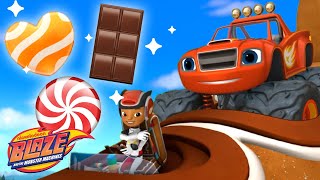 Blaze Shape Game 8 Candy Rescues w AJ 🍭  Blaze And The Monster Machines [upl. by Flora]