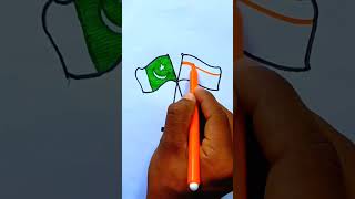 Great indian flag drawing on coins viral ytshortsvideo shorts howtodraw independencedaydrawing [upl. by Ahsemaj584]