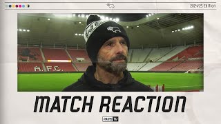 MATCH REACTION  Paul Warne  Sunderland A [upl. by Winikka]