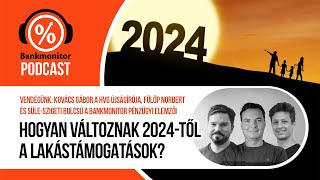 Hogyan változnak 2024től a lakástámogatások bankmonitor podcast [upl. by Kauppi]