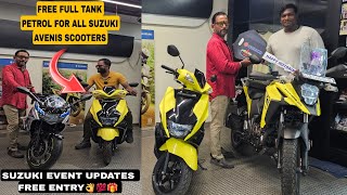 FREE PETROL FOR SUZUKI AVENIS SCOOTERS  SUZUKI EVENT 2024 UPDATE IN CHENNAI  ARK Diaries [upl. by Arika517]