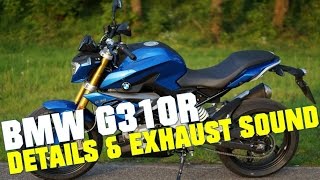 BMW G310R details and exhaust sound [upl. by Libove]