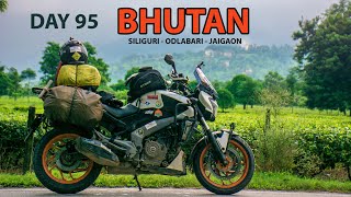 How I entered in Bhutan  All India Ride  Day 95 [upl. by Flemming158]