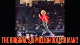 Mick Jagger Runs Across the Stage in Glendale Arizona on 5724 [upl. by Cassidy485]