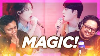 DO Cover Live IUs quotLove wins allquot Duet with IU Reaction [upl. by Llennoj]