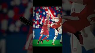 Shaqiris goal against poland☠️❤️‍🔥 football edit messi fifa euro24 like subscribe futbol [upl. by Sinnod550]