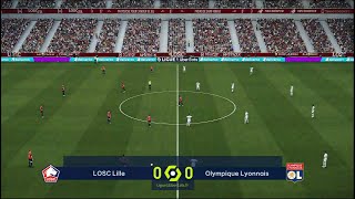 LOSK Lille vs Lyon  Ligue 1  PES 2021  PC Gameplay  4K [upl. by Bard361]