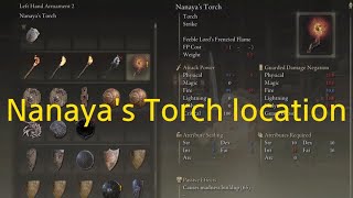 ELDEN RING dlc  Nanayas Torch location [upl. by Nylemaj]