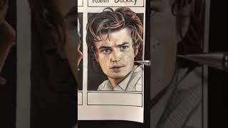 Drawing Steve from Stranger Things [upl. by Sheela231]