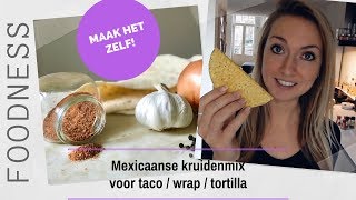 Mexicaanse kruidenmix voor taco  wrap  tortilla  Maak Het Zelf 5 [upl. by Jarrett600]