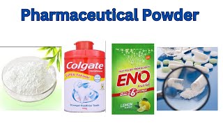 pharmaceutical powder pharmaceutics Pharmaceutical Powders From Production to Applicationquot [upl. by Hallsy]