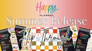 Happy Planner 2024 Summer Release Planner amp Sticker Book Flip Through [upl. by Araldo929]