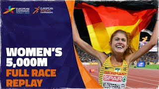 Womens 5000m Final  Munich 2022  Konstanze Klosterhalfen [upl. by Cyrillus]