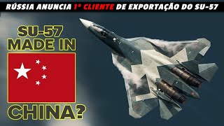 Show aéreo do SU57 garantiu vendas para a China Rússia anuncia 1º cliente de exportação do SU57 [upl. by Oinota]