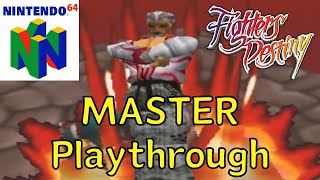 Fighters Destiny Nintendo 64  MASTER Playthrough Crazy Difficulty [upl. by Pippo902]