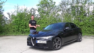 Alfa Romeo Giulia Veloce 20 Turbo 2017 Review Test Fahrbericht [upl. by Medardas498]