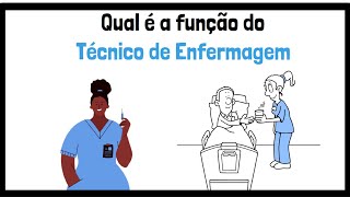 Quais são as funções do Técnico de Enfermagem  Atribuições do Téc de Enfermagem  Resumo Animado [upl. by Ynnek]