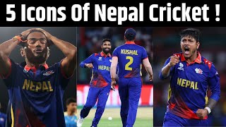 Sandeep Lamichhane Dipendra Singh Airee or Rohit Paudel Heres 5 Icons of Nepal Cricket Team [upl. by Orabel]