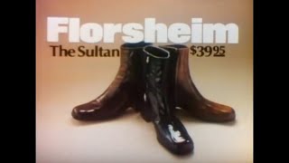 70s Style Florsheim Sultan Boots Commercial 1972 [upl. by Ativ]