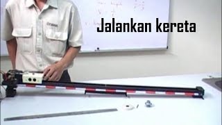 Video percobaan GLBB menggunakan pewaktu ketik ticker timer hingga membuat grafik Part 2 [upl. by Zemaj]